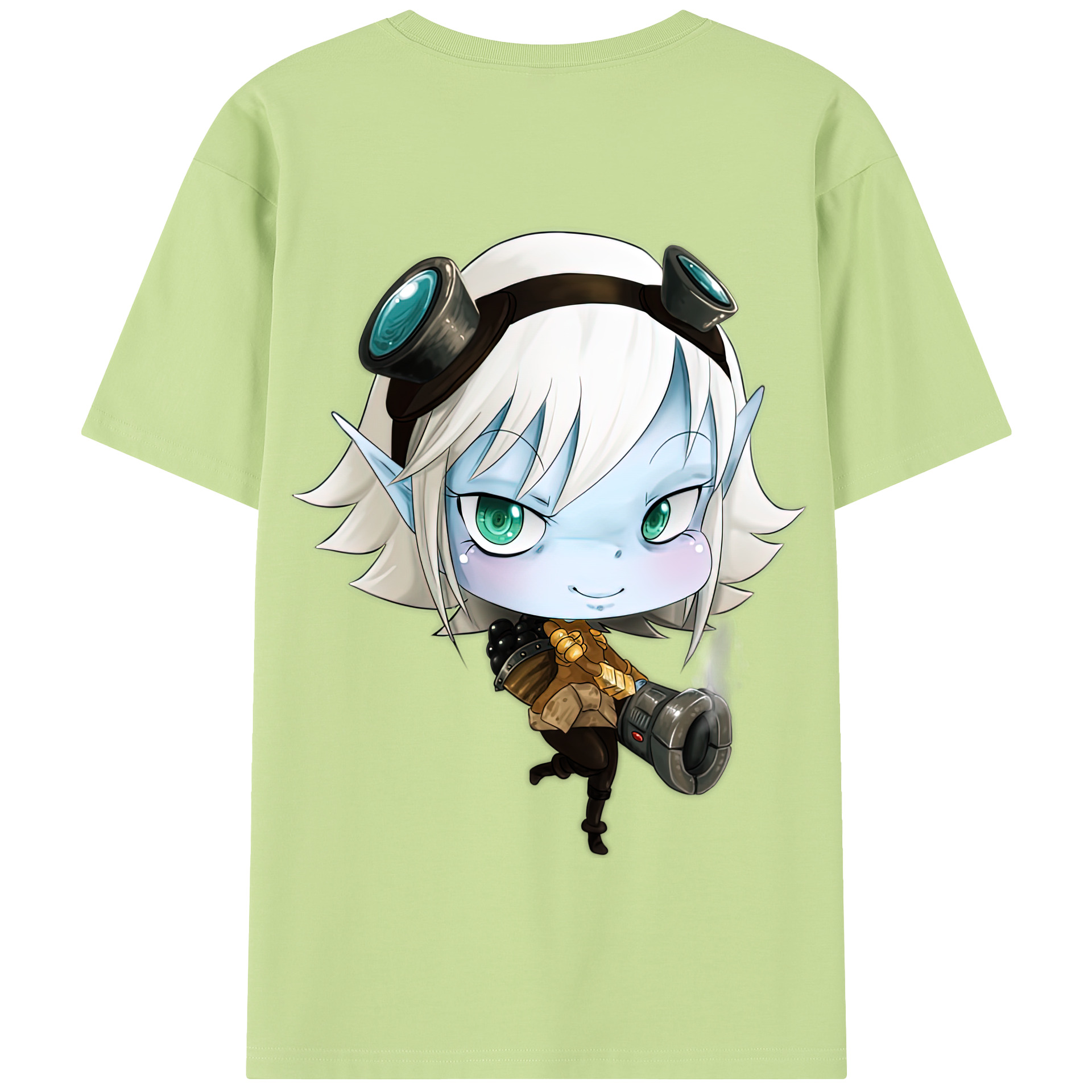 リーグ・オブ・レジェンド League of Legends LOL 綿100％半袖Tシャツ（背面プリント）